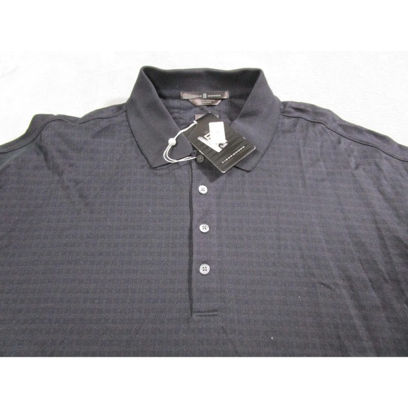 Nike Tiger Woods Polo Shirt Mens XL Black Double Mercerized Golf 117434-010 - Picture 2 of 8